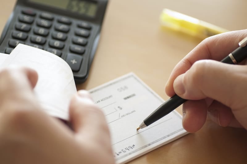 What happens if there is a bounced check?