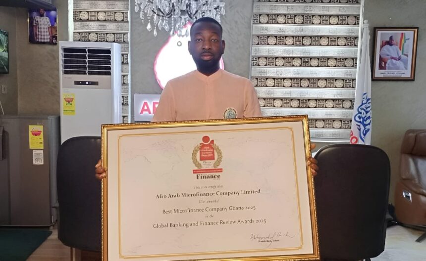 Afro-Arab Microfinance wins award at 2025 Global Banking & Finance Review Awards