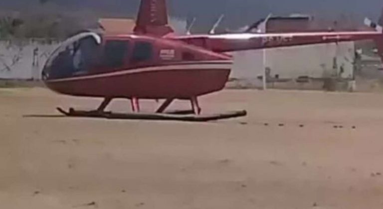 Helicóptero faz pouso de emergência, mas o que acontece em seguida é bizarro