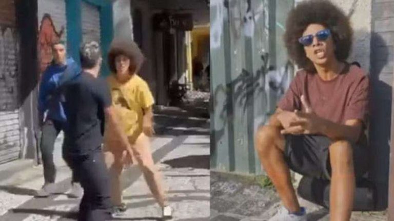 Novo vídeo destrói a tese de deputado que brigou na rua e faz cair a máscara do petista (veja o vídeo)