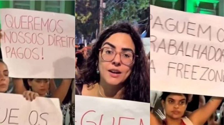 “Trabalhadores” da COP 30 levam “calote” e fazem protesto (veja o vídeo)